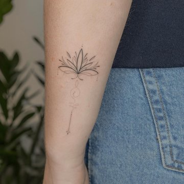 Tetovējums minimālisma stilā