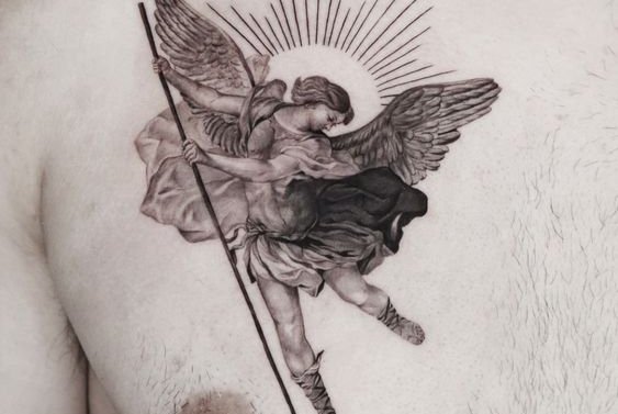 Angel tattoo