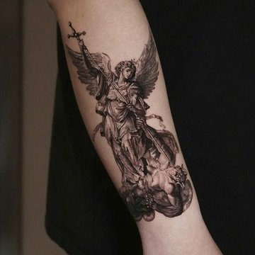 Angel tattoo
