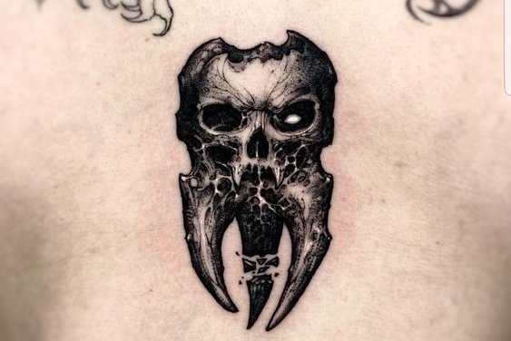 Skull tattoo