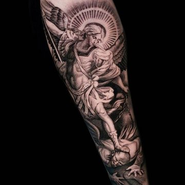 Angel tattoo