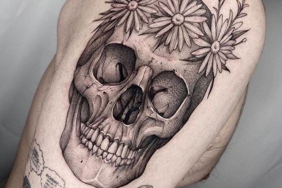 Skull tattoo