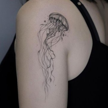 Jellyfish tattoo