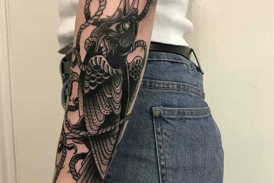 Raven tattoo