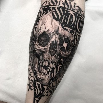 Skull tattoo
