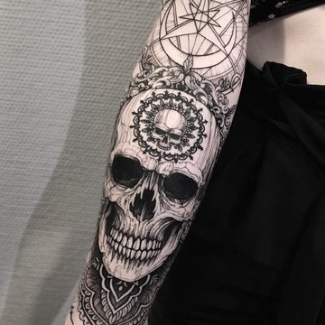 Skull tattoo