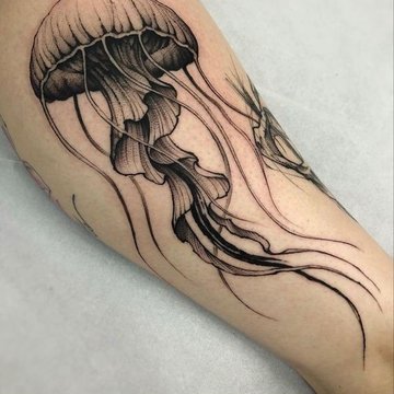 Jellyfish tattoo