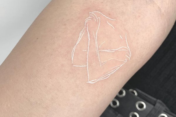 white tattoo