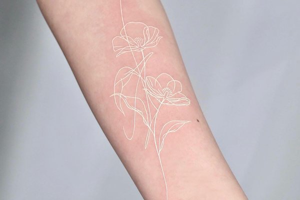 white tattoo