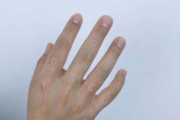 white tattoo