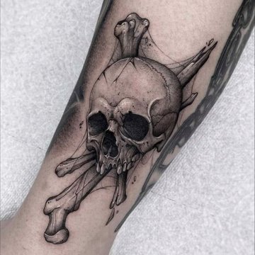 Skull tattoo