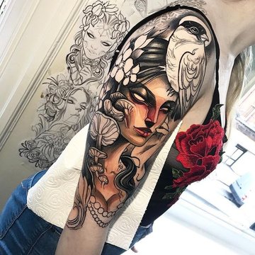 Neo Traditional tattoo