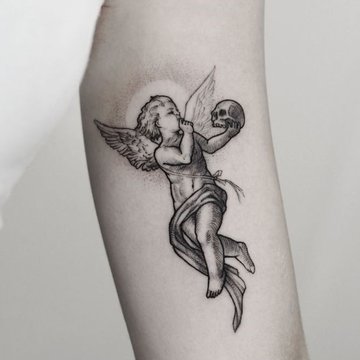 Angel tattoo