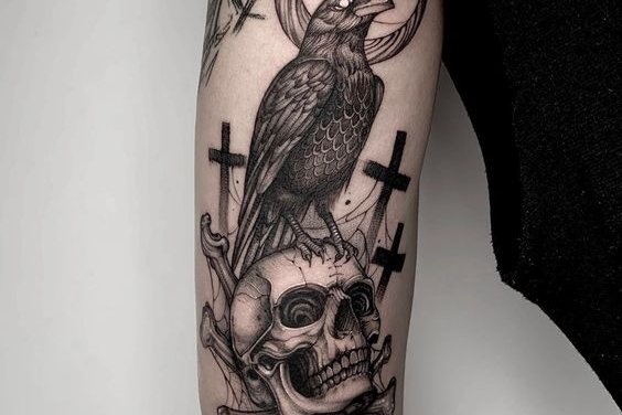 Raven tattoo
