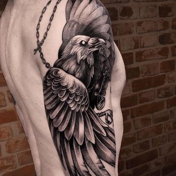 Raven tattoo