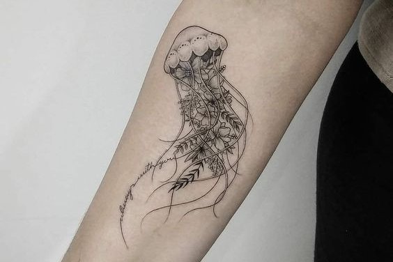 Jellyfish tattoo