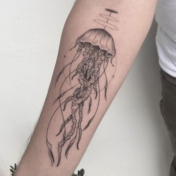 Jellyfish tattoo