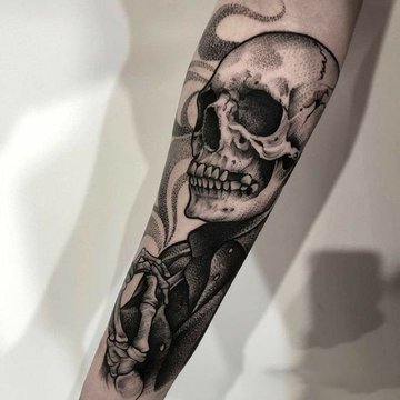 Skull tattoo