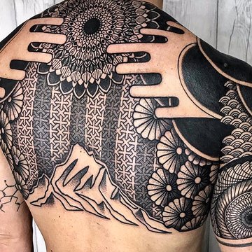 Men's Back Tattoos