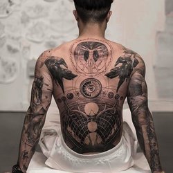 Men's Back Tattoos as a Means of Self-Expression