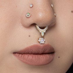 Septum piercing