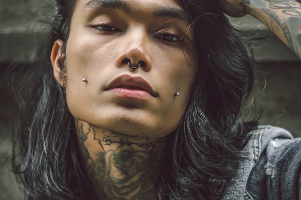 Septum piercing