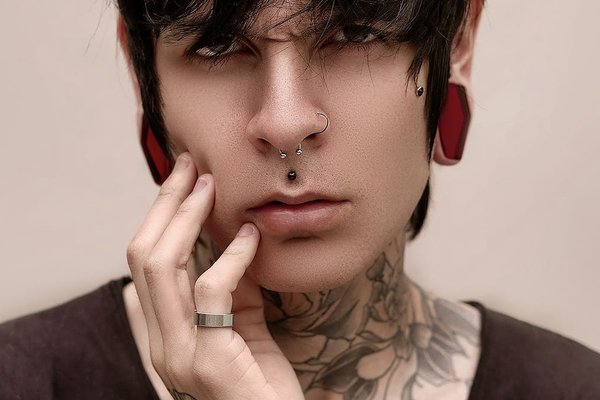Septum пирсинг