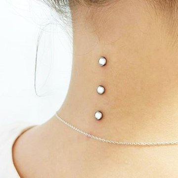 Microdermal piercing
