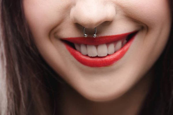 Septum piercing