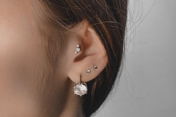 Tragus piercing