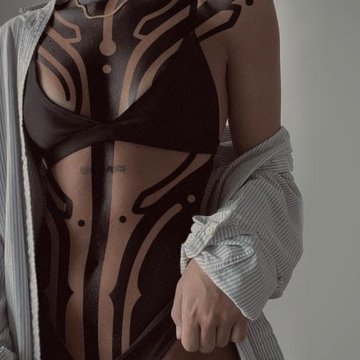 Blackwork татуировки