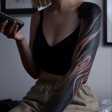 Blackwork татуировки