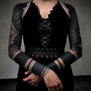 Blackwork татуировки