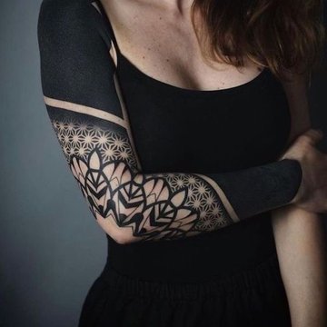 Blackwork татуировки