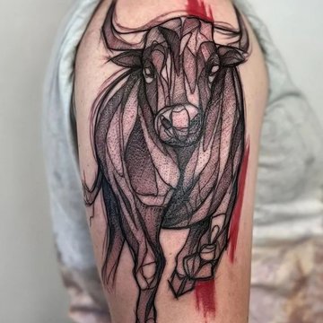 Trash polka tattoos
