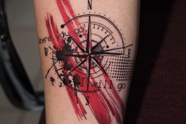 Trash polka tattoos