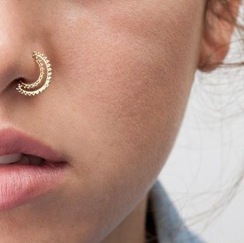 Nose piercing