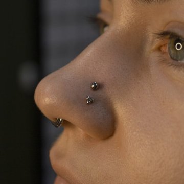 Nose piercing