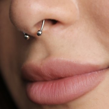 Nose piercing