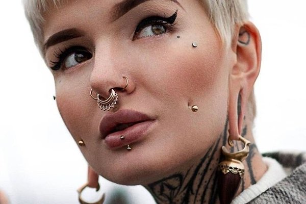 Septum пирсинг