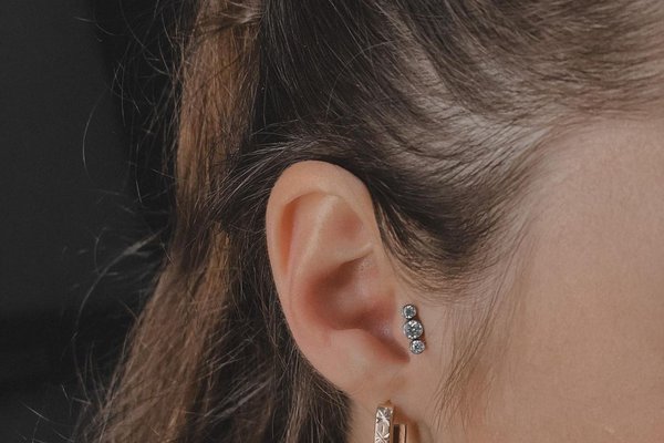 Tragus piercing