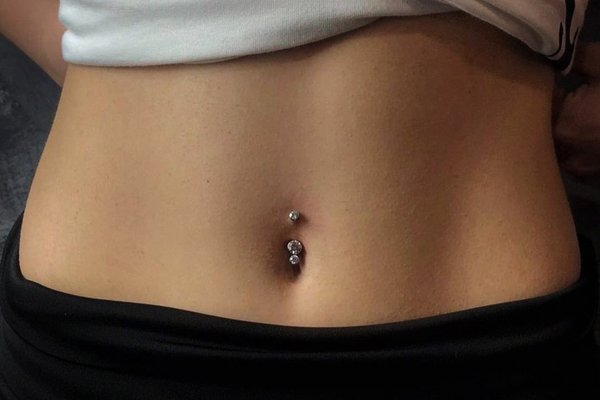 Navel piercing