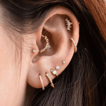 Tragus piercing