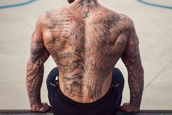 Men's Back Tattoos