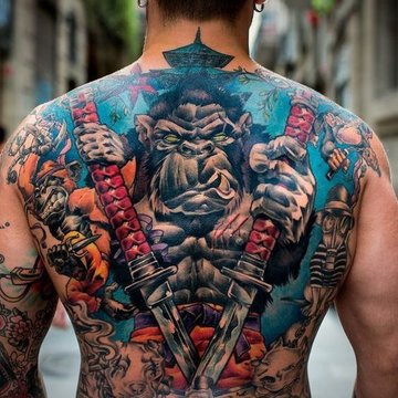 Back Tattoos for Men