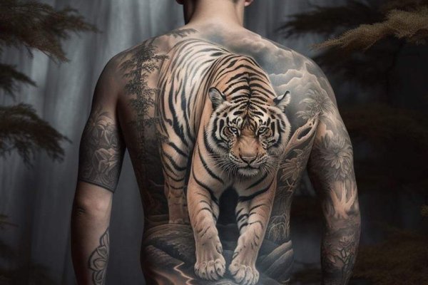 Men's Back Tattoos