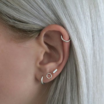 Helix piercing