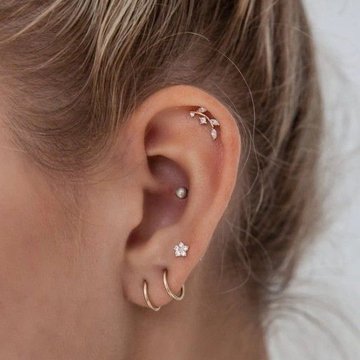 Helix piercing