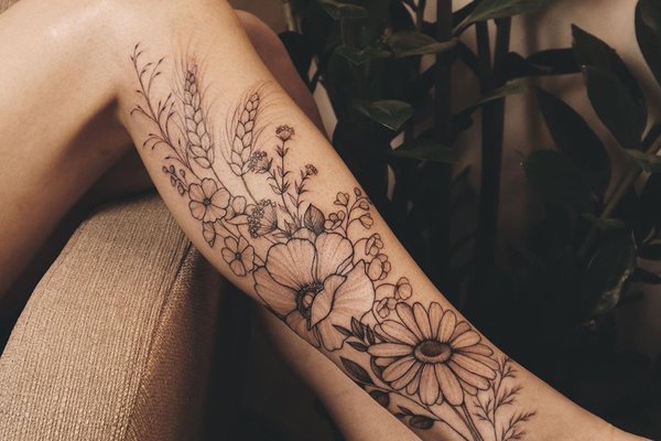 Leg Tattoos