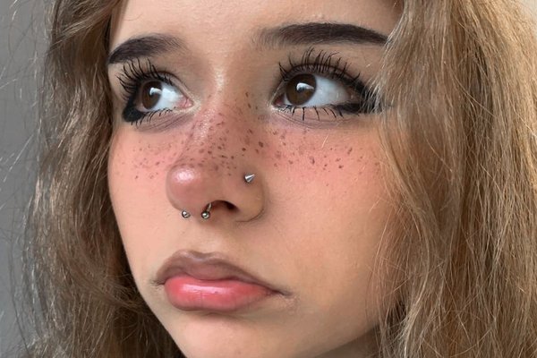 Nose piercing